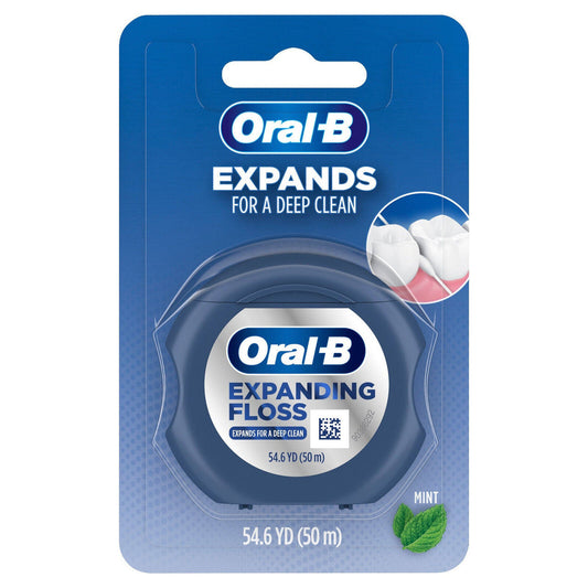 Oral-B Expandable Dental Floss, Expands For A Deep Clean Mint Dental Floss Pasteur Pharmacy