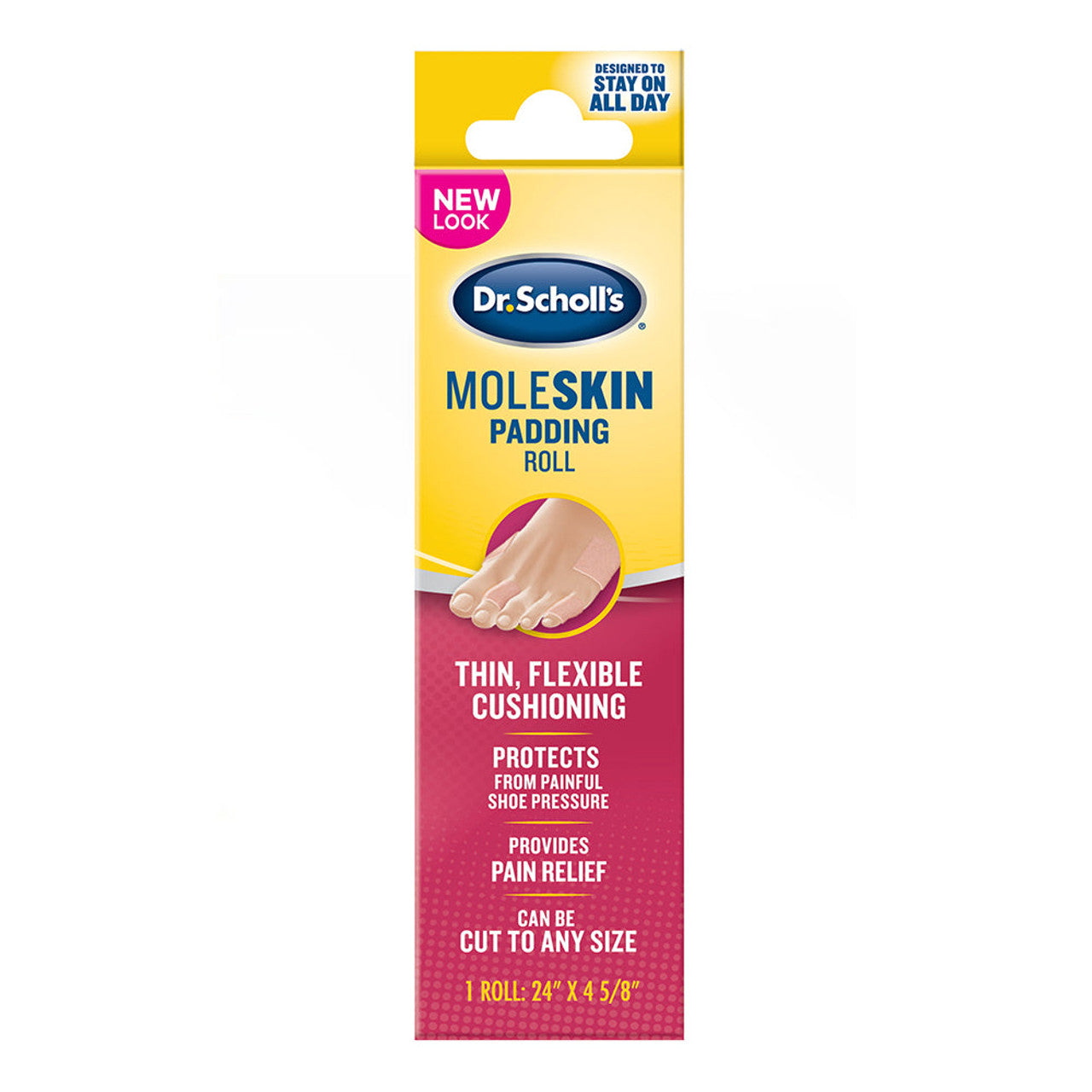 Dr. Scholl's Moleskin Padding Roll Foot Care Pasteur Pharmacy