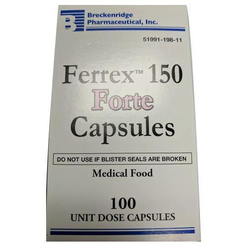 Breckenridge Ferrex 150 Forte Capsules Vitamins & Supplements Pasteur Pharmacy