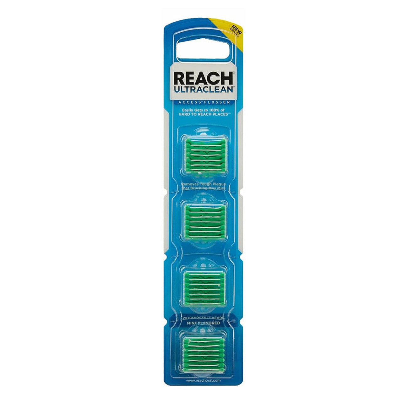 Reach UltraClean Access Flosser Refill Pack, Mint Flavor - 28 Count Oral Care Pasteur Pharmacy