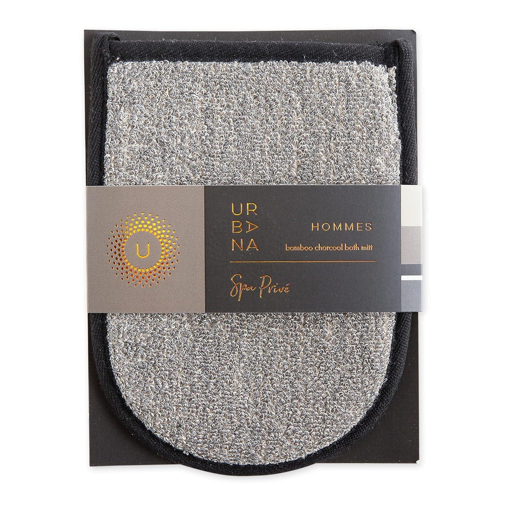 Pré de Provence Spa Prive Men's Bamboo Charcoal Collection, Bath Mitt Bath & Body Pasteur Pharmacy