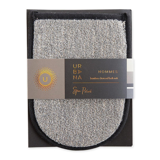 Pré de Provence Spa Prive Men's Bamboo Charcoal Collection, Bath Mitt Bath & Body Pasteur Pharmacy