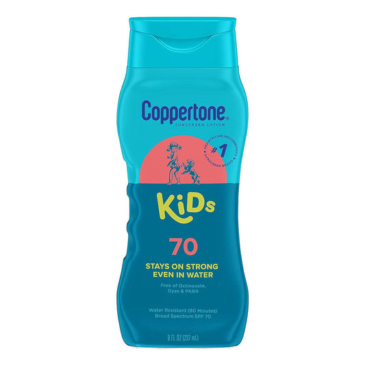 Coppertone Kids Sunscreen Lotion SPF 70, 8 Oz Lotion & Moisturizer Pasteur Pharmacy
