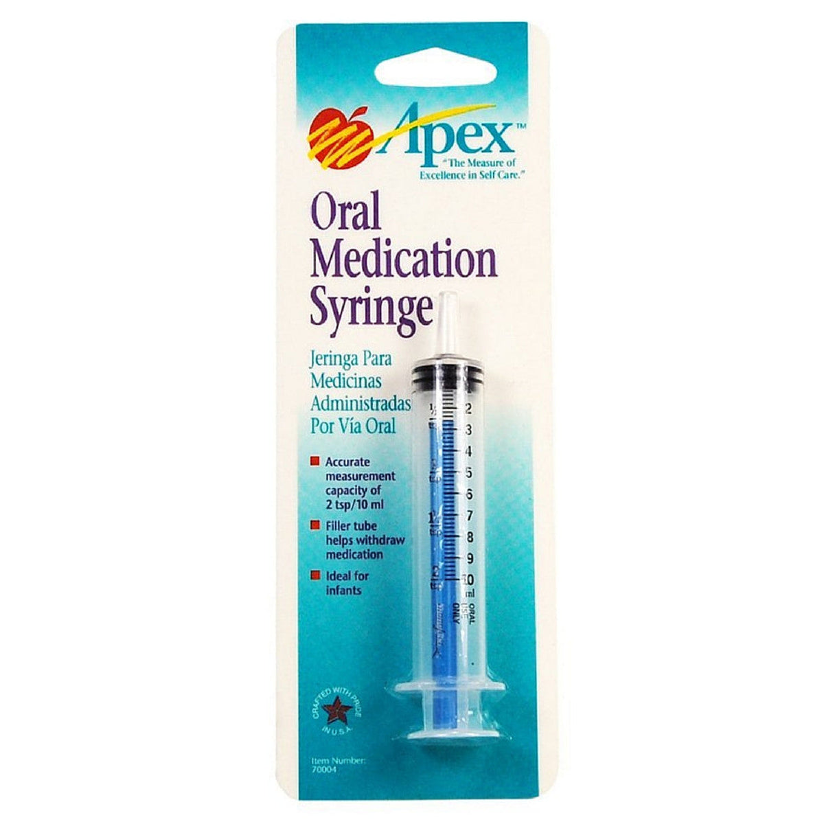 Jeringa oral Apex®, 10 mL