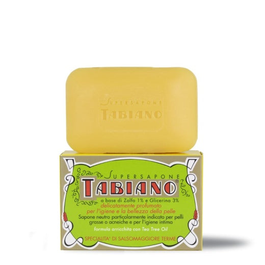 Carezza Mediterranea Tabiano Sulfur Super Bar Soap Bar Soap Pasteur Pharmacy