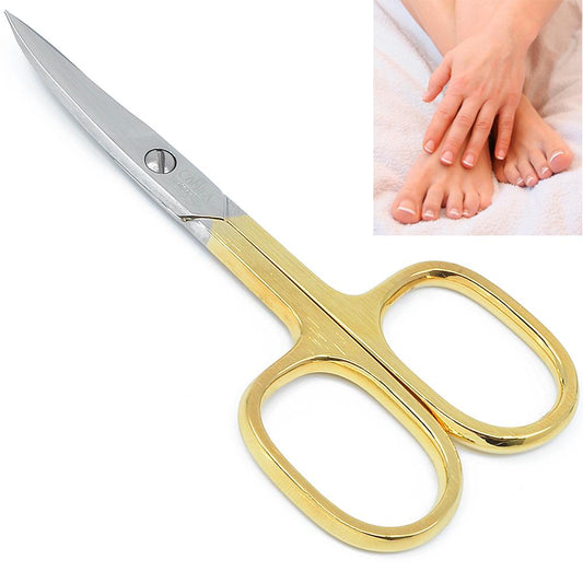 Camila Solingen 3.5 Gold Plated Curved Nail Scissors Nails Pasteur Pharmacy