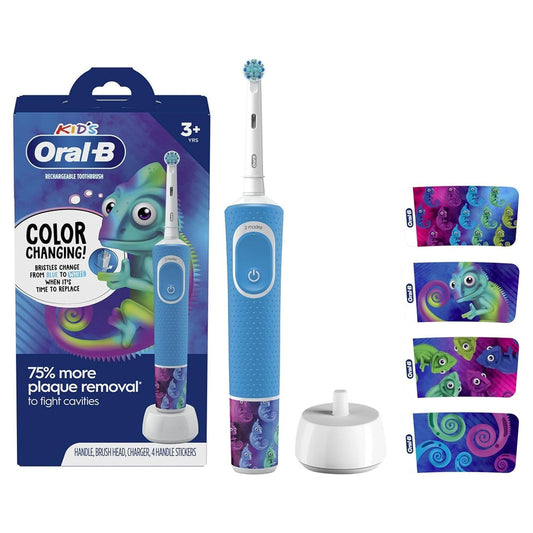 Oral-B Kids Electric Toothbrush With Sensitive Brush Head And Timer Toothbrushes Pasteur Pharmacy
