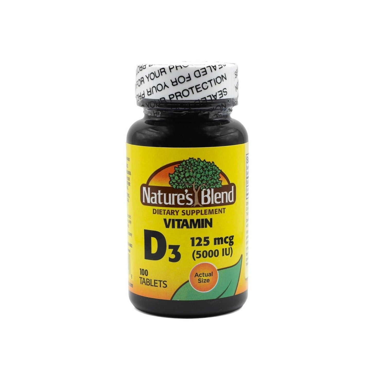 Nature's Blend® Vitamin D3 5000 IU 100 Tablets Vitamins & Supplements Pasteur Pharmacy