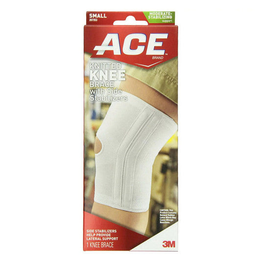 Ace Knitted Knee Brace With Side Stabilizers Small 207354 Supports & Braces Pasteur Pharmacy Default Title