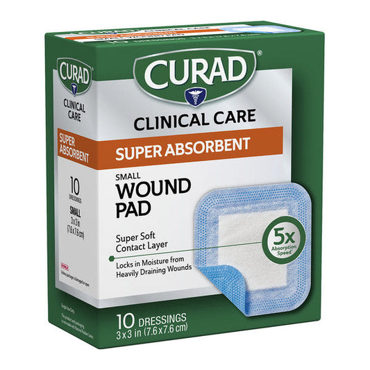 Curad Super Absorbent Wound Pad, Small Small Engines Pasteur Pharmacy