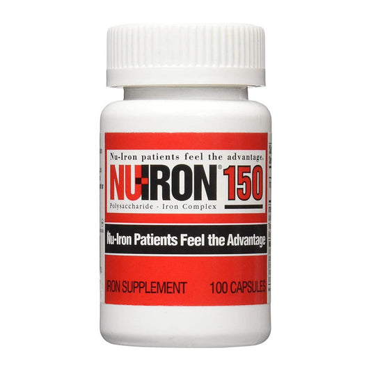 Nu-Iron Supplement 150Mg Capsules Vitamins & Supplements Pasteur Pharmacy