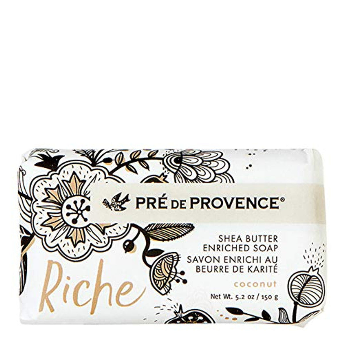 Savon végétal au beurre de karité et à la noix de coco Pre de Provence Riche 150 g
