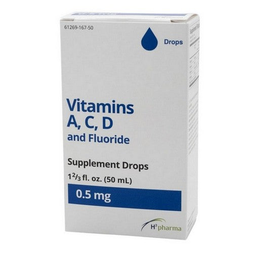 Taro Vitamins A/C/D And Fluoride, 0.5 Mg, 50 mL Vitamins & Supplements Pasteur Pharmacy
