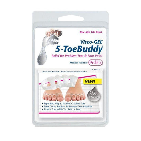 Pedifix ViscoGel 5-Toe Buddy - Pair Conductivity Gels & Lotions Pasteur Pharmacy