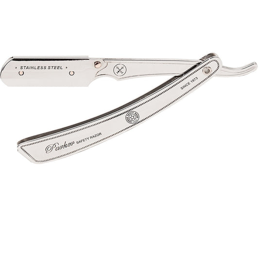 Parker Heavy-Duty Stainless-Steel Handle Clip Type Barber/Straight Razor Stainless Steel Cleaners & Polishes Pasteur Pharmacy