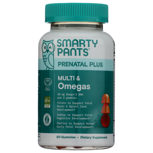 SmartyPants® Prenatal Multivitamin & Omega-3 Gummies – 90ct Vitamins & Supplements Pasteur Pharmacy