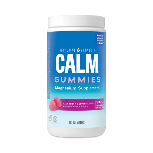 Natural Vitality Calm® Magnesium Supplement – Raspberry Lemon Gummies Vitamins & Supplements Pasteur Pharmacy