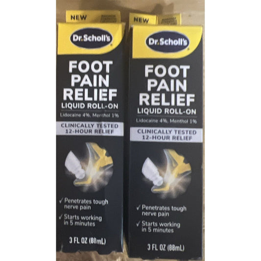 Dr. Scholl's® Dual-Action Pain Relief Liquid Roll-On (3 oz) Label Tapes & Refill Rolls Pasteur Pharmacy