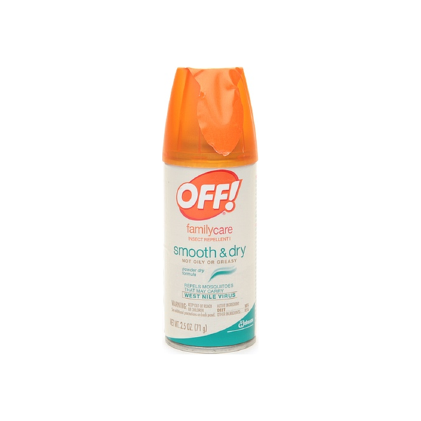 Off Insect Repellent, Family Care Smooth & Dry, 2.5-oz. Aerosol Repellents Pasteur Pharmacy
