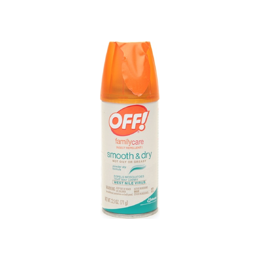 Off Insect Repellent, Family Care Smooth & Dry, 2.5-oz. Aerosol Repellents Pasteur Pharmacy
