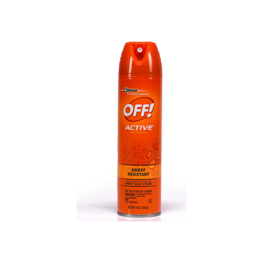 Off! Active Insect Repellent Aerosol Spray, Sweat Resistant - 9 Oz Lawn & Garden Pasteur Pharmacy