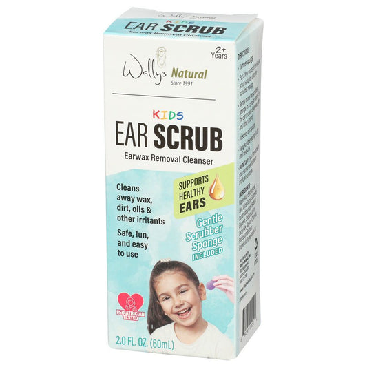 Wally's Natural Kids Ear Scrub With Sponge Kit 1Ct Scrubs Pasteur Pharmacy