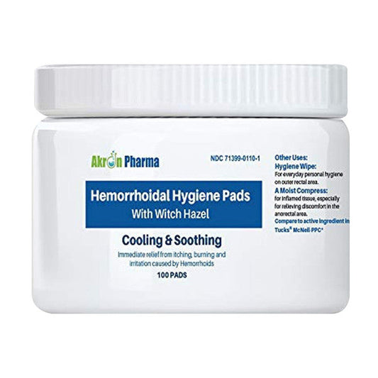 Akron Pharma Mckesson Hemorrhoidal Pads Health Care Pasteur Pharmacy