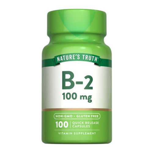 Nature's Truth Vitamin B- 2, 100 Mg, 100 Tabs Vitamins & Supplements Pasteur Pharmacy