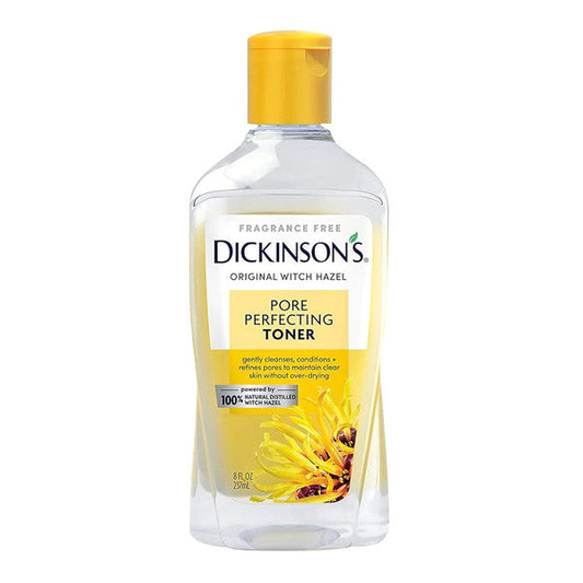 Dickinson's Original Witch Hazel Pore Perfecting Toner, 100% Natural, 8 oz Toners Pasteur Pharmacy