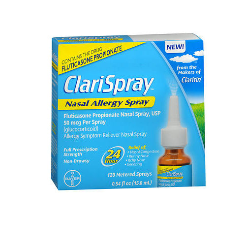 ClariSpray 24 Hour Non-Drowsy Nasal Allergy 120 Metered Sprays, 0.54 Fl Oz Health & Beauty Pasteur Pharmacy
