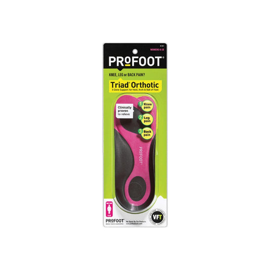 Profoot Triad Women's Orthotic Insoles Size 6-10 - 1 Pair Health & Beauty Pasteur Pharmacy