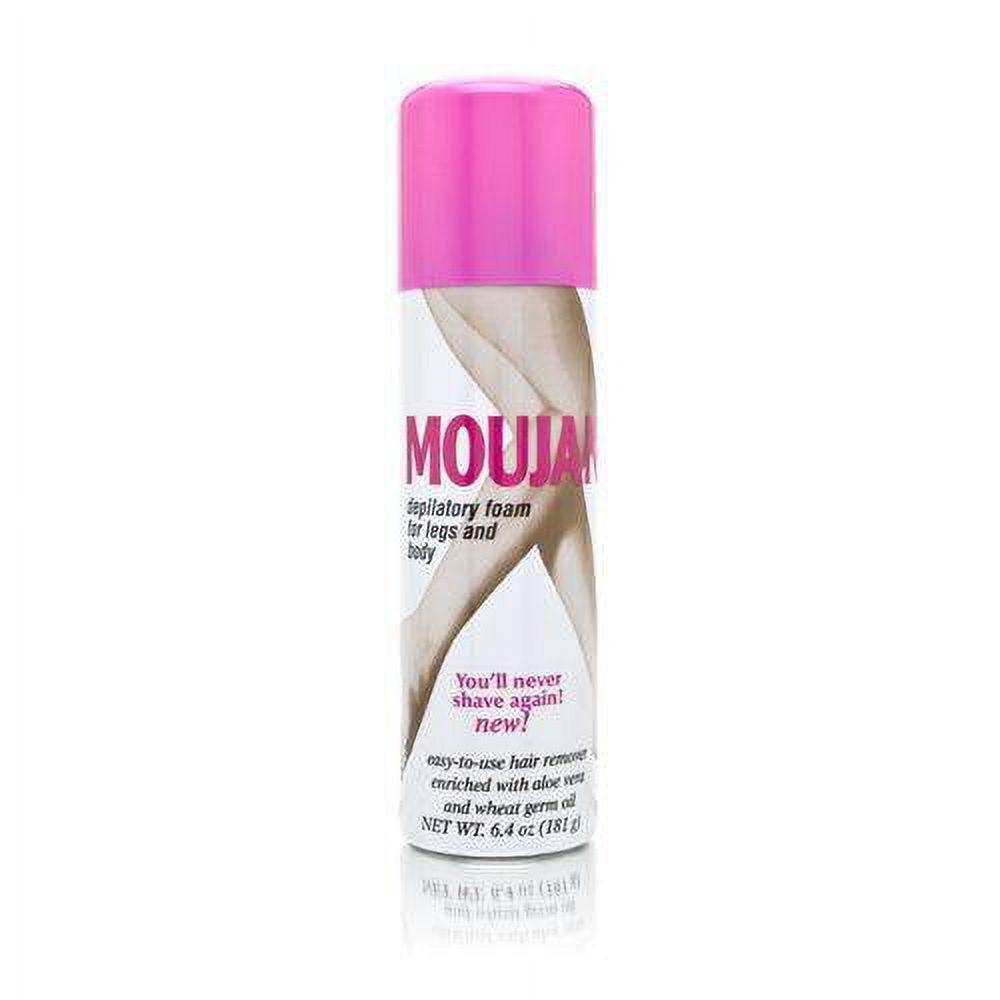 Moujan Wax Depilatory Foam For Legs And Body 181g/6.4oz Shaving Cream Pasteur Pharmacy