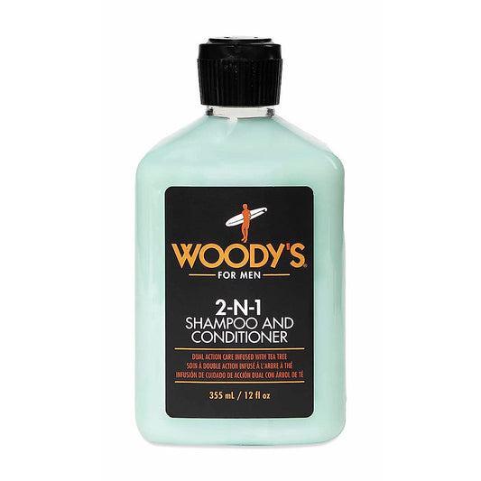 Woody's For Men 2 In 1 Thickening Shampoo And Conditioner, 12 Oz Shampoo & Conditioner Pasteur Pharmacy