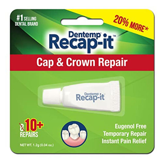 Dentemp D.O.C. Recapit® – Loose Cap & Crown Repair (Emergency Kit) Oral Care Pasteur Pharmacy