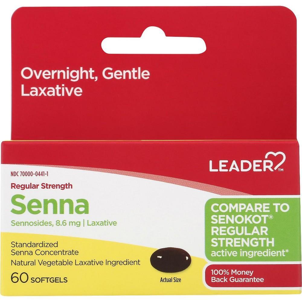 Leader Senna Laxative Tablets, 8.6 Mg Sennosides