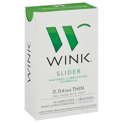 Wink™ Slider Naturally Lubricated Condoms – Thin Condoms Pasteur Pharmacy