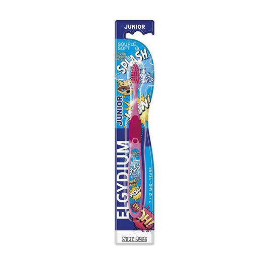 Elgydium Junior Toothbrush Ice Age 7/12 Years Old - Colour: Pink 2 Toothbrushes Pasteur Pharmacy