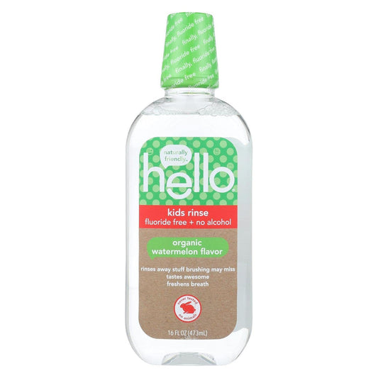 Hello Kids Natural Watermelon Flavor Fluoride Free Rinse Oral Care Pasteur Pharmacy