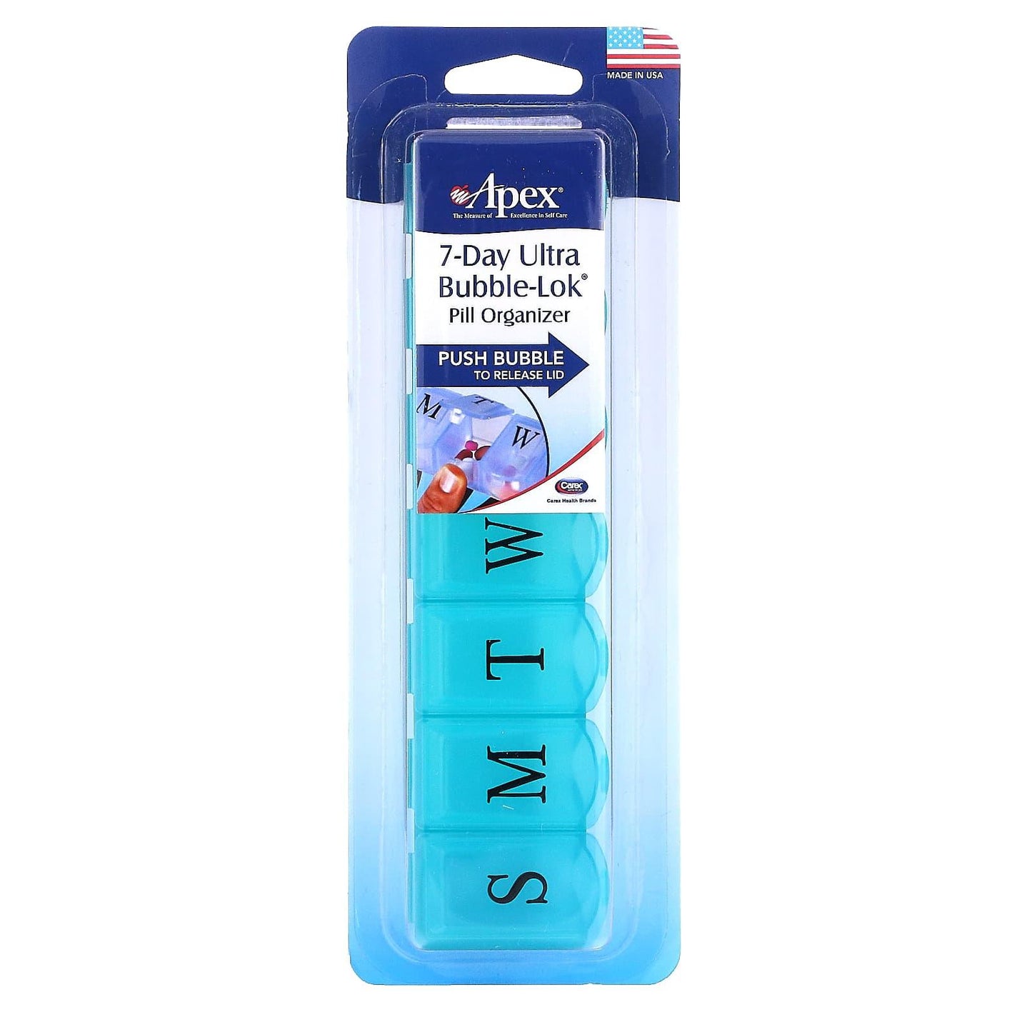 Apex Pill Organizer, 7 Day, Ultra Bubble Lock Health Care Pasteur Pharmacy