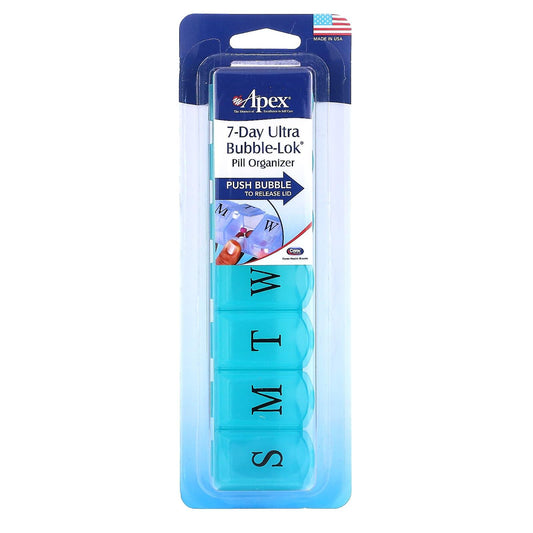 Apex Pill Organizer, 7 Day, Ultra Bubble Lock Health Care Pasteur Pharmacy
