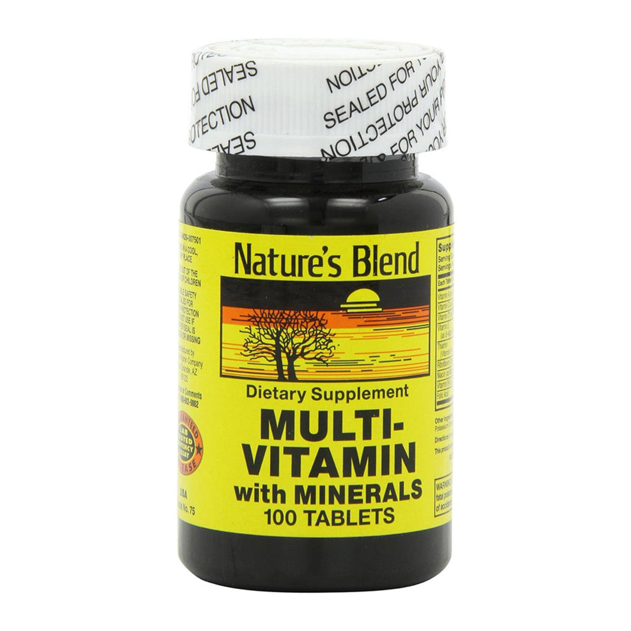 Nature's Blend Multimineral Tablets 100Ct Vitamins & Supplements Pasteur Pharmacy