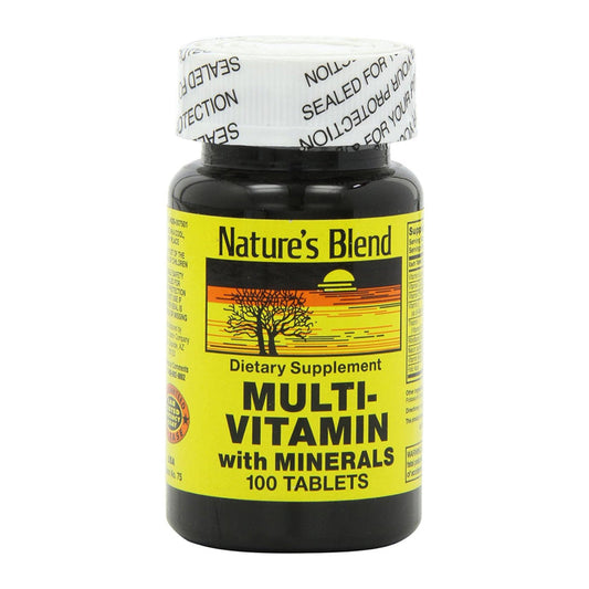 Nature's Blend Multimineral Tablets 100Ct Vitamins & Supplements Pasteur Pharmacy