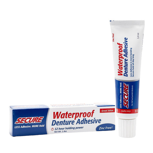Secure Bioforce A.Vogel Denture Adhesive Waterproof Bonding Cream Zinc Free, 1.4 Oz Denture Adhesives Pasteur Pharmacy