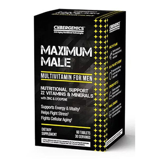 Cybergenics Maximum Male, Multivitamin For Men 60 Tablets Tablet Computers Pasteur Pharmacy