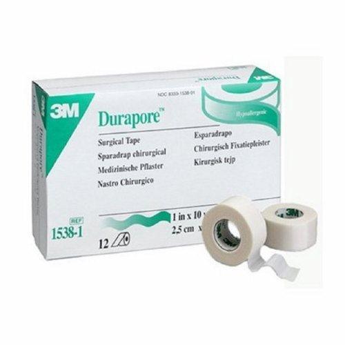 3M Durapore Silk-Like Cloth Medical Tape1 Inch X 10 Yard, Box Of 12 Medical Tape & Bandages Pasteur Pharmacy