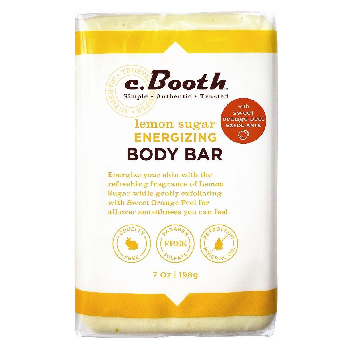 C.Booth Lemon Sugar Energizing Body Bar 7 Oz Bath & Body Pasteur Pharmacy