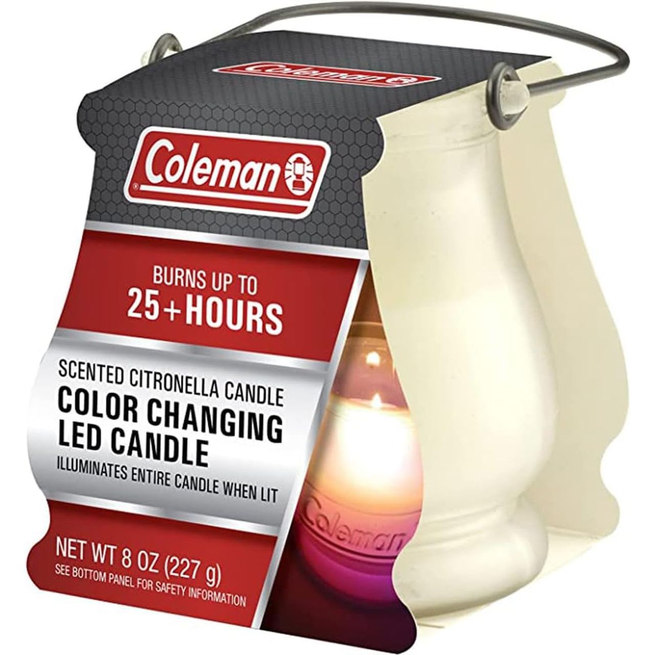 Coleman Citronella Candle Led Color Changing 8 Oz Candles Pasteur Pharmacy