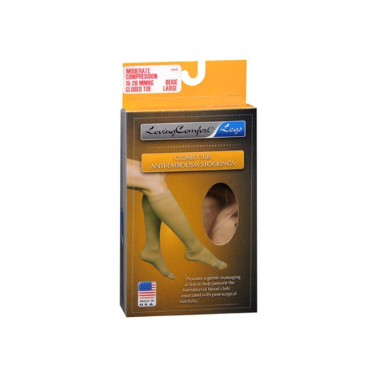 Preferred Loving Comfort Anti-Embolism Stockings – Closed Toe, Moderate Compression Personal Care Pasteur Pharmacy
