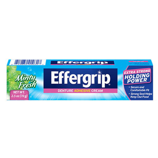 Effergrip Denture Adhesive Cream Extra Strong Holding Power Denture Adhesives Pasteur Pharmacy