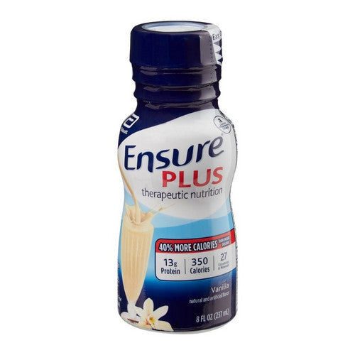 Abbott Nutrition Ensure Plus Therapeutic Nutritional Shake, Vanilla, 8 Oz Bottle Fitness & Nutrition Pasteur Pharmacy